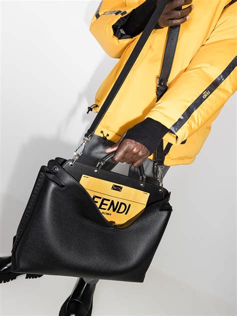 fendi shoulder bags mens|fendi bag with thick strap.